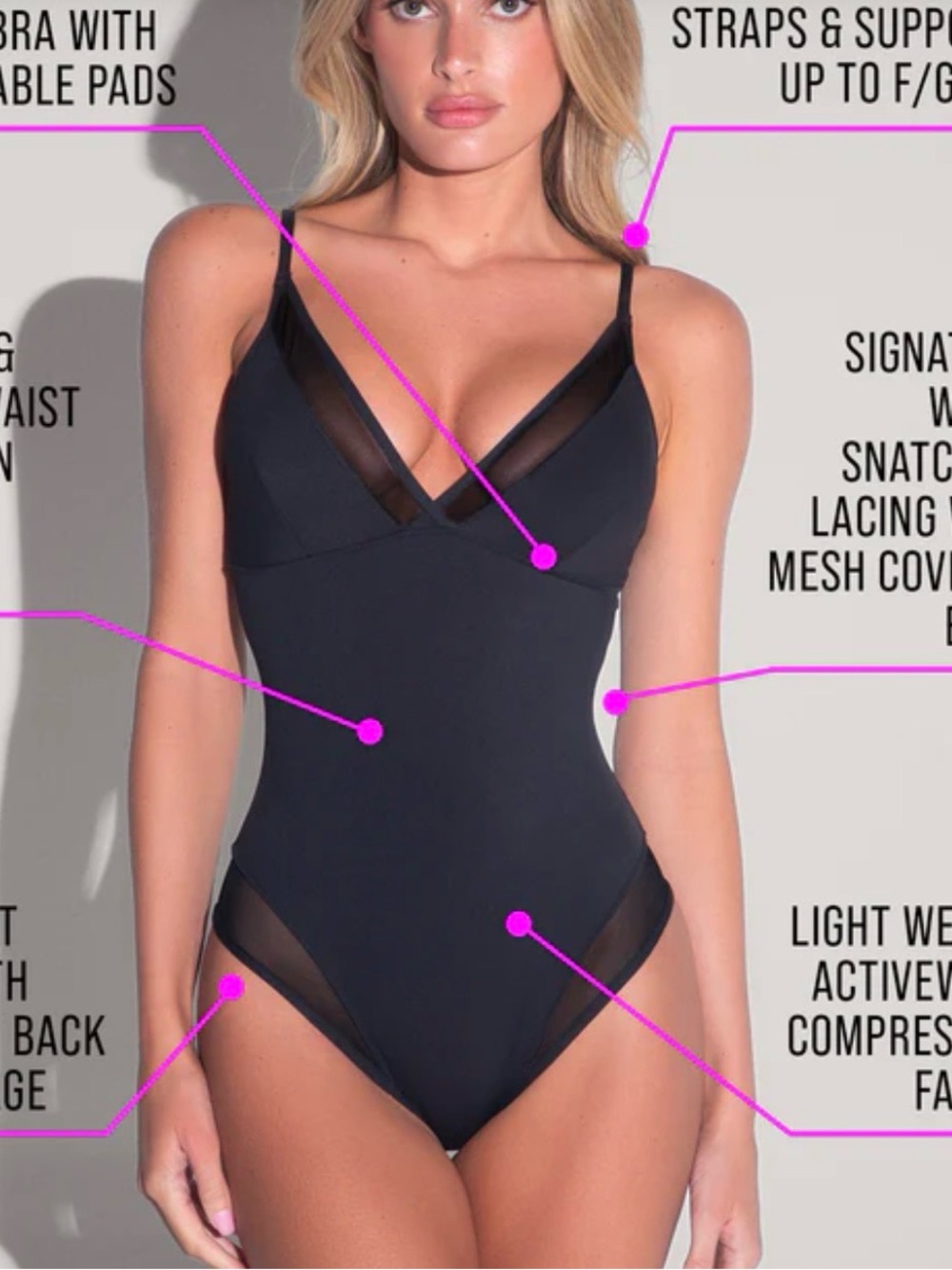 Ta3 One-Piece Swimsuit - Picture 3 of 10